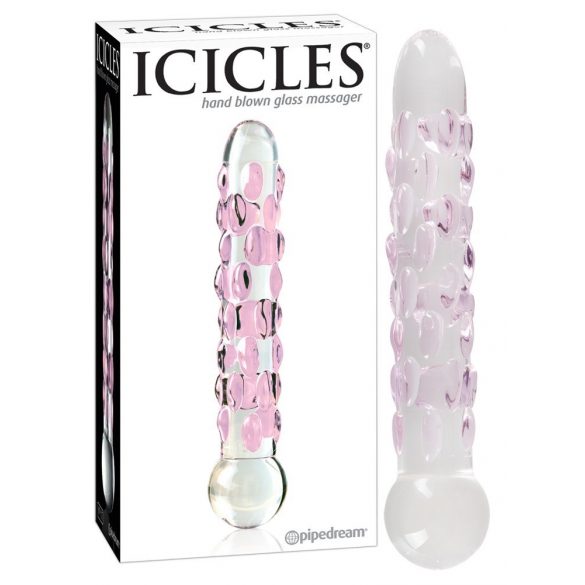 Icicles br. 7 - stakleni dildo od perli 