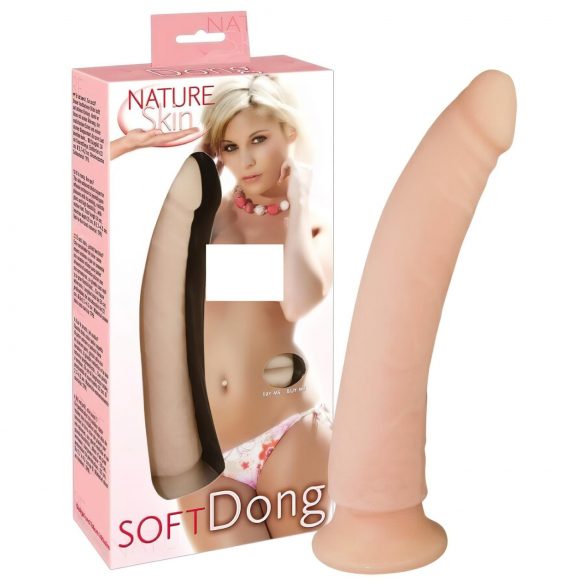 Nature Skin - Fleksibilni dildo (prirodan)