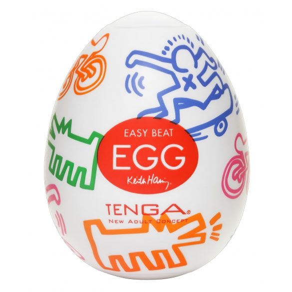 TENGA Egg Keith Haring Street - jaje za masturbaciju (1kom) 