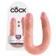 King Cock dupli dildo (srednji) - prirodan 