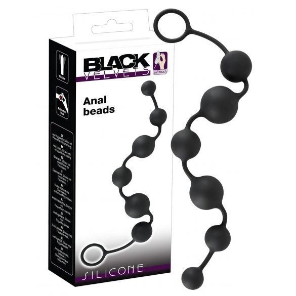 Fleksibilni analni čep Black Velvet (crni) 