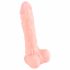 Medicinski - medicinski silikonski dildo (21cm) - prirodan 