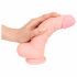 Medicinski - medicinski silikonski dildo (20cm) - prirodan 