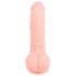 Medicinski - medicinski silikonski dildo (20cm) - prirodan 