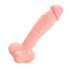 Medicinski - medicinski silikonski dildo (24cm) - prirodan 