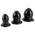 You2Toys - Stretching Plug Kit - set analnih čepova - 3 kom (crni)