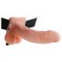 Fetiš strap-on 7 - strap-on dildo (prirodni) 