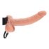 Fetiš strap-on 9 - strap-on dildo (prirodni) 