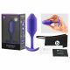 b-vibe Snug Plug 2 - dvostruki analni dildo (114g) - ljubičasti 