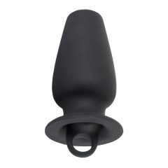   You2Toys - Lust Tunnel - šuplji analni dilatator s čepom (crni)
