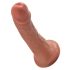 King Cock 6 dilda (15 cm) - smeđi 