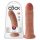 King Cock 8 dildo (20 cm) - tamno prirodna