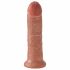 King Cock 8 dildo (20 cm) - tamno prirodna