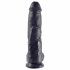 King Cock 10 dildo s testisima (25 cm) - crna