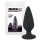 Black Velvet Heavy - 40g analni dildo (crni) 