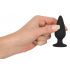 Black Velvet Heavy - 40g analni dildo (crni) 