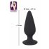 Black Velvet Heavy - 40g analni dildo (crni) 