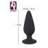 Black Velvet Heavy - 40g analni dildo (crni) 