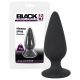 Black Velvet Heavy - 75g analni dildo (crni) 