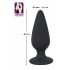 Black Velvet Heavy - 75g analni dildo (crni) 