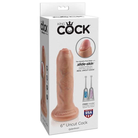 King Cock 6 Pussymanator - realistični dildo (15 cm) - prirodan 