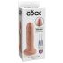 King Cock 6 Pussymanator - realistični dildo (15 cm) - prirodan 