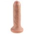 King Cock 6 - realistični dildo (15 cm) - prirodna boja