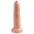 King Cock 9 - realistični dildo (23 cm) - prirodna boja