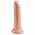 King Cock 9 - realistični dildo (23 cm) - prirodna boja