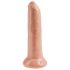 King Cock 9 - realistični dildo (23 cm) - prirodna boja