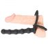 Black Velvet set s penis i analnim prstenom - crni