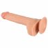 realistixxx - realističan dildo s vakuumskim čašicama (22 cm) - prirodan 