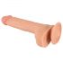 realistixxx - dildo s vakuumskim postoljem (22cm) - prirodan