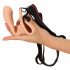 You2Toys - Strap-on - strap-on, šuplji dildo (srednji) - prirodan 