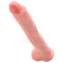 King Cock 14 testisa veliki dildo (35 cm) - prirodan 