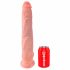 King Cock 14 testisa veliki dildo (35 cm) - prirodan 