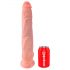 King Cock 14 testisa veliki dildo (35 cm) - prirodan 