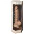 Silexd 7 - Dildo sa vakumom - 17,5cm (prirodna boja)