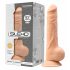 Silexd 9.5 - vakuumski dildo - 24 cm (prirodni) 