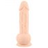 Silexd 9.5 - vakuumski dildo - 24 cm (prirodni) 