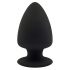 Silexd M - podesivi analni dildo - 11 cm (crni) 