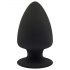 Silexd M - podesivi analni dildo - 11 cm (crni) 