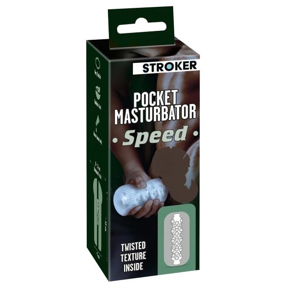 STROKER Speed - umjetna guza masturbator (prozirno)