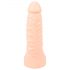 Realistixxx Double F - realistični dildo s prstenom za penis (prirodni) 