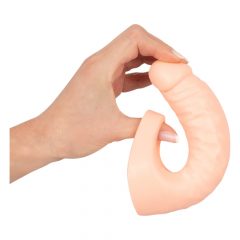   Realistixxx Double F - realistični dildo s prstenom za penis (prirodni)