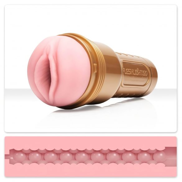 Fleshlight GO Stamina Training Unit Lady - kompaktna vagina (roza)  