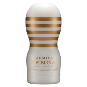 TENGA Premium Gentle - masturbator za jednokratnu upotrebu (bijeli)