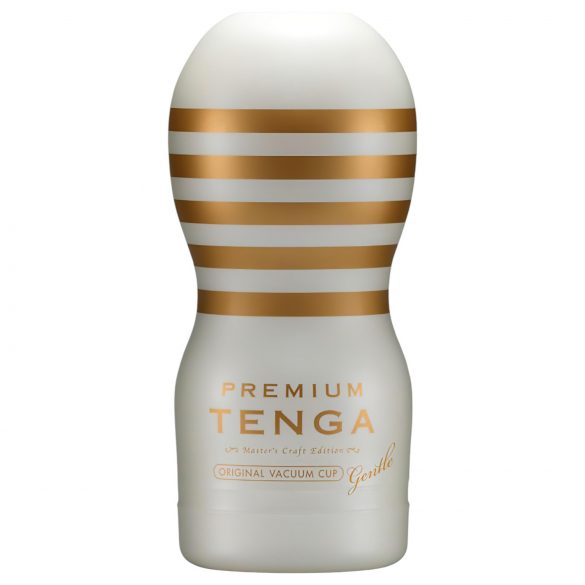 TENGA Premium Gentle - masturbator za jednokratnu upotrebu (bijeli) 