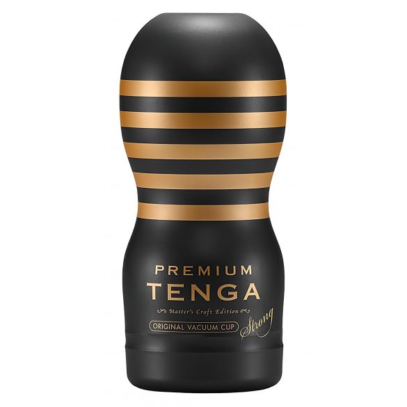 TENGA Premium Strong - masturbator za jednokratnu upotrebu (crni) 