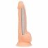 Naked Addiction 8 - realističan dildo s ljepljivim potplatom (20 cm) 